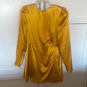 House of Harlow Gold Mini Dress